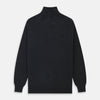 View 4 of product Charcoal Half-Zip Cashmere Jumper