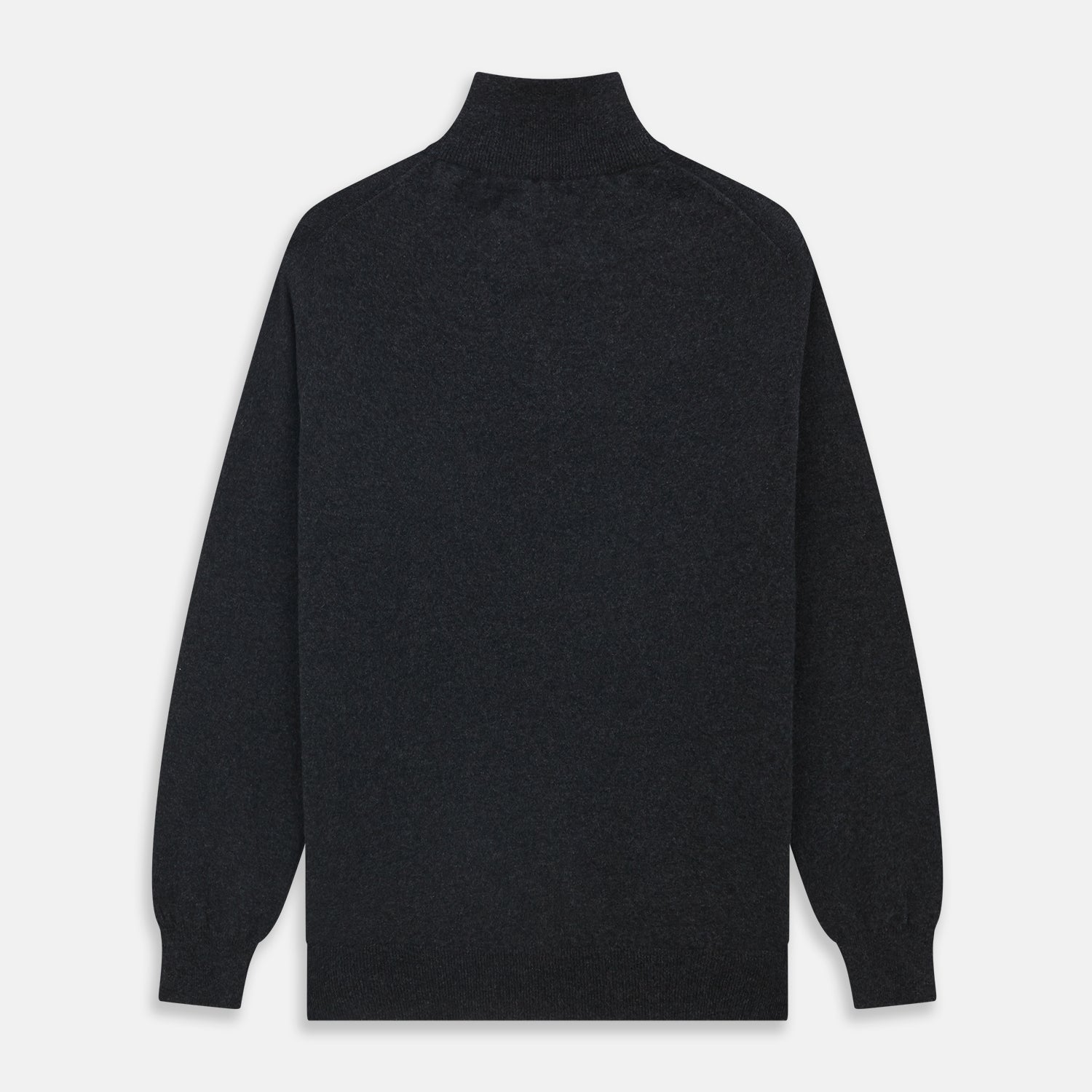 View 4 of product Charcoal Half-Zip Cashmere Jumper
