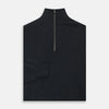 View 3 of product Charcoal Half-Zip Cashmere Jumper