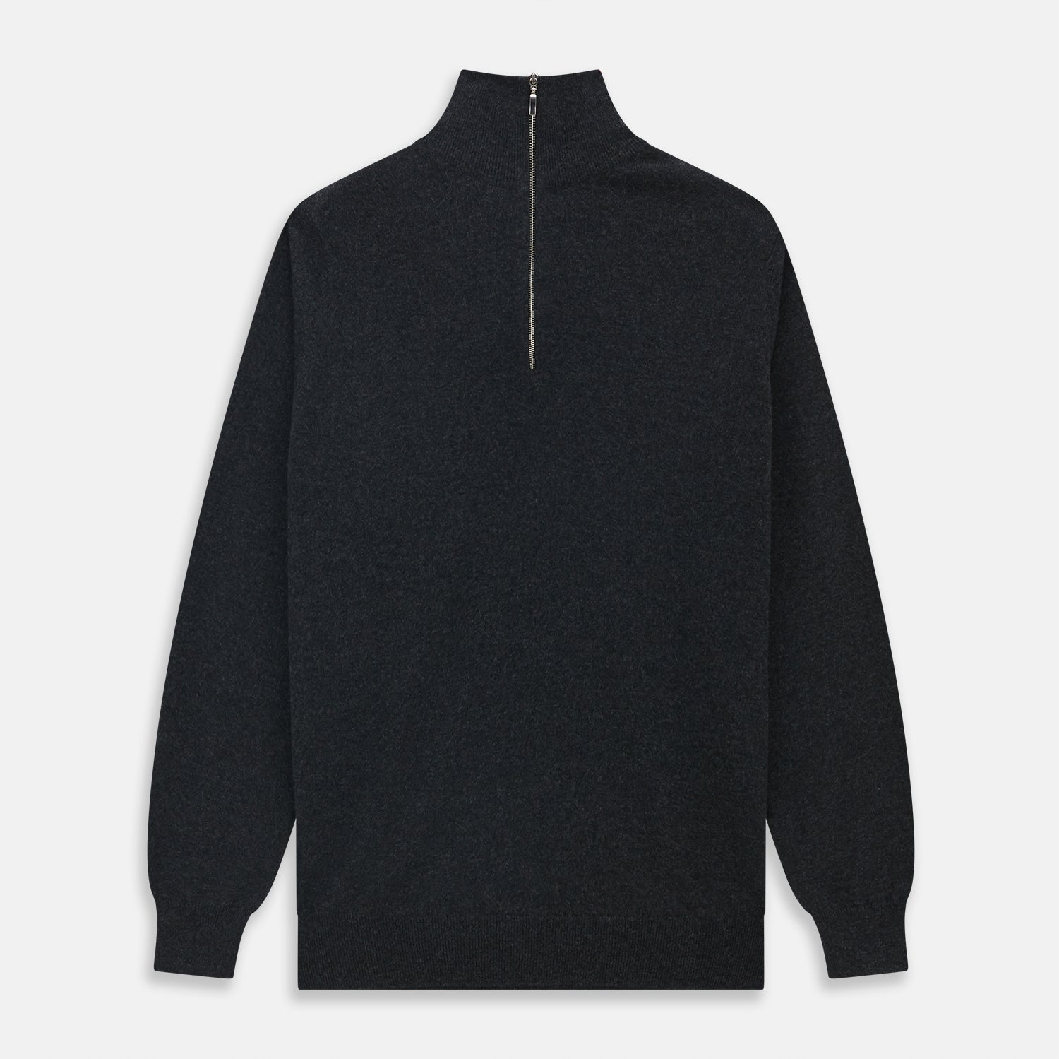 View 1 of product Charcoal Half-Zip Cashmere Jumper