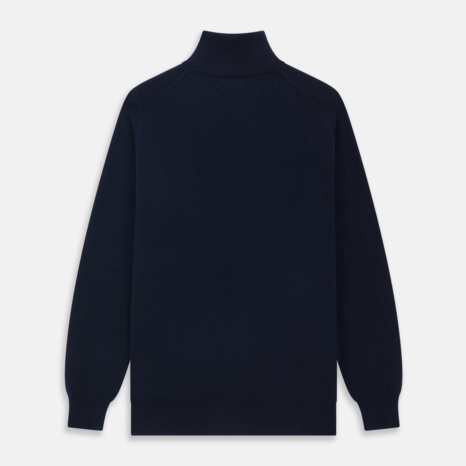 View 4 of product Navy Half-Zip Cashmere Jumper
