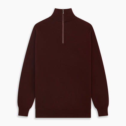 Port Cashmere Half-Zip Jumper Image 2