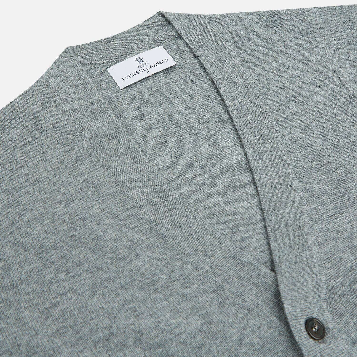 View 2 of product Louis Flannel Grey Cashmere Cardigan