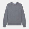 View 1 of product Grey Crew Neck Merino Wool Jumper