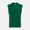 View 1 of product Hunter Green Fine Merino V-Neck Vest