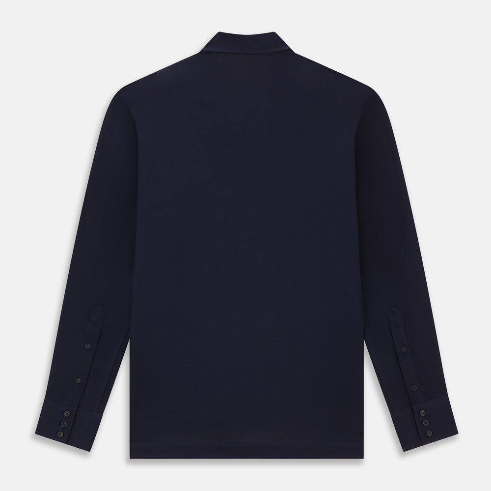 Navy Pique Shirt