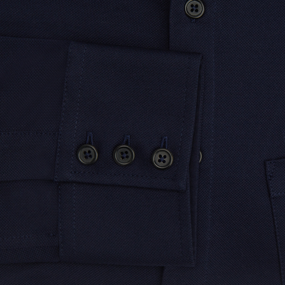 Navy Pique Shirt
