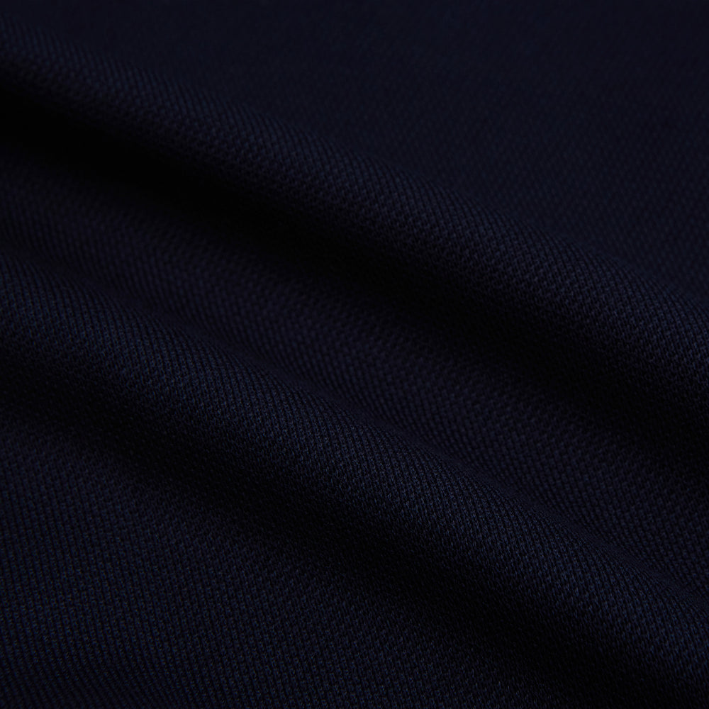 Navy Cotton Polo Shirt