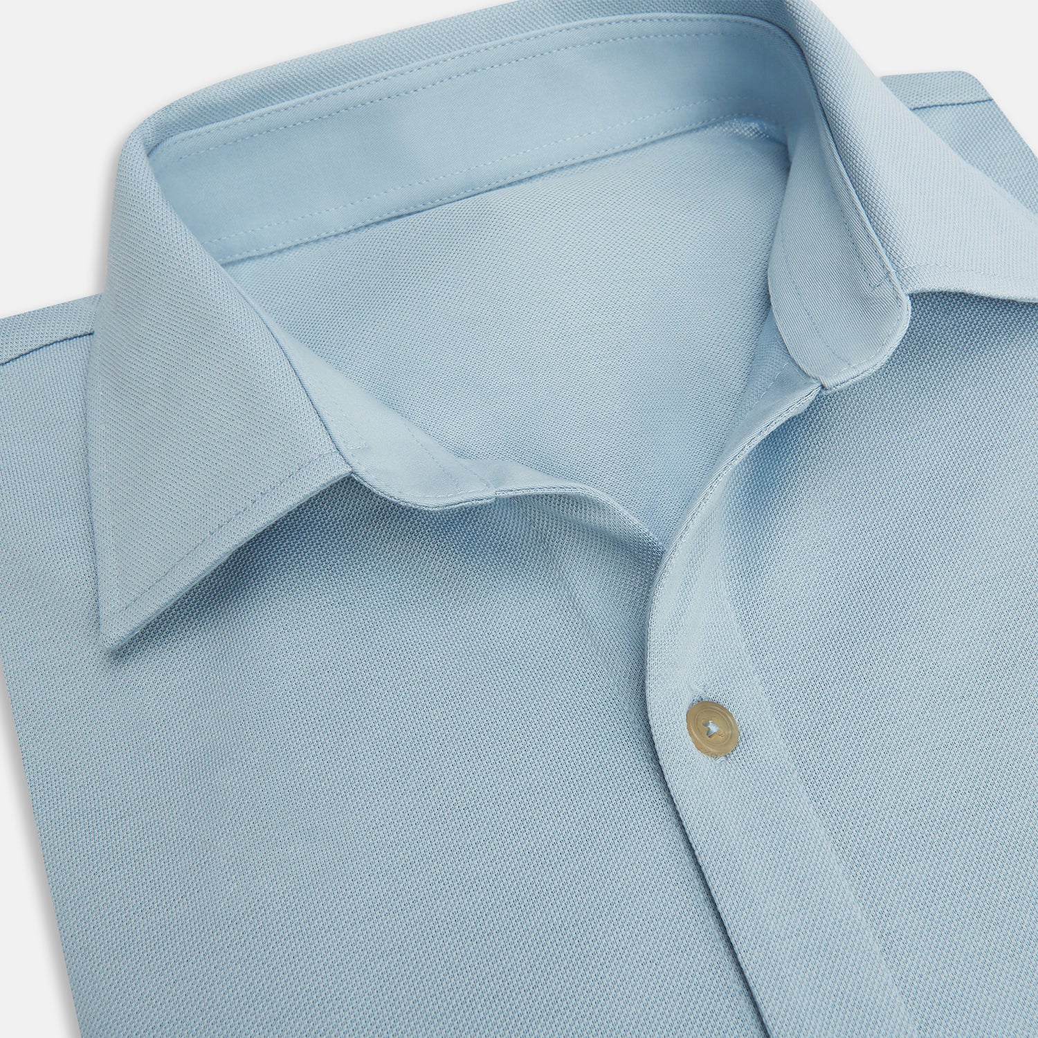 View 2 of product Pale Blue Pique Shirt