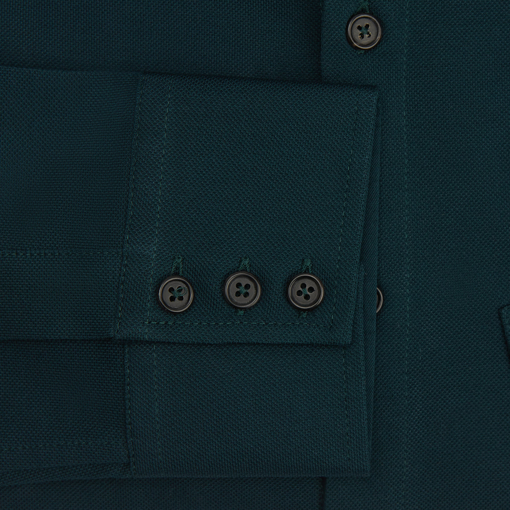 Dark Green Pique Shirt
