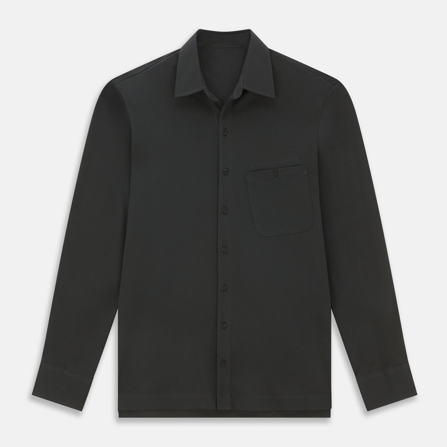 View 1 of product Moss Green Pique Shirt