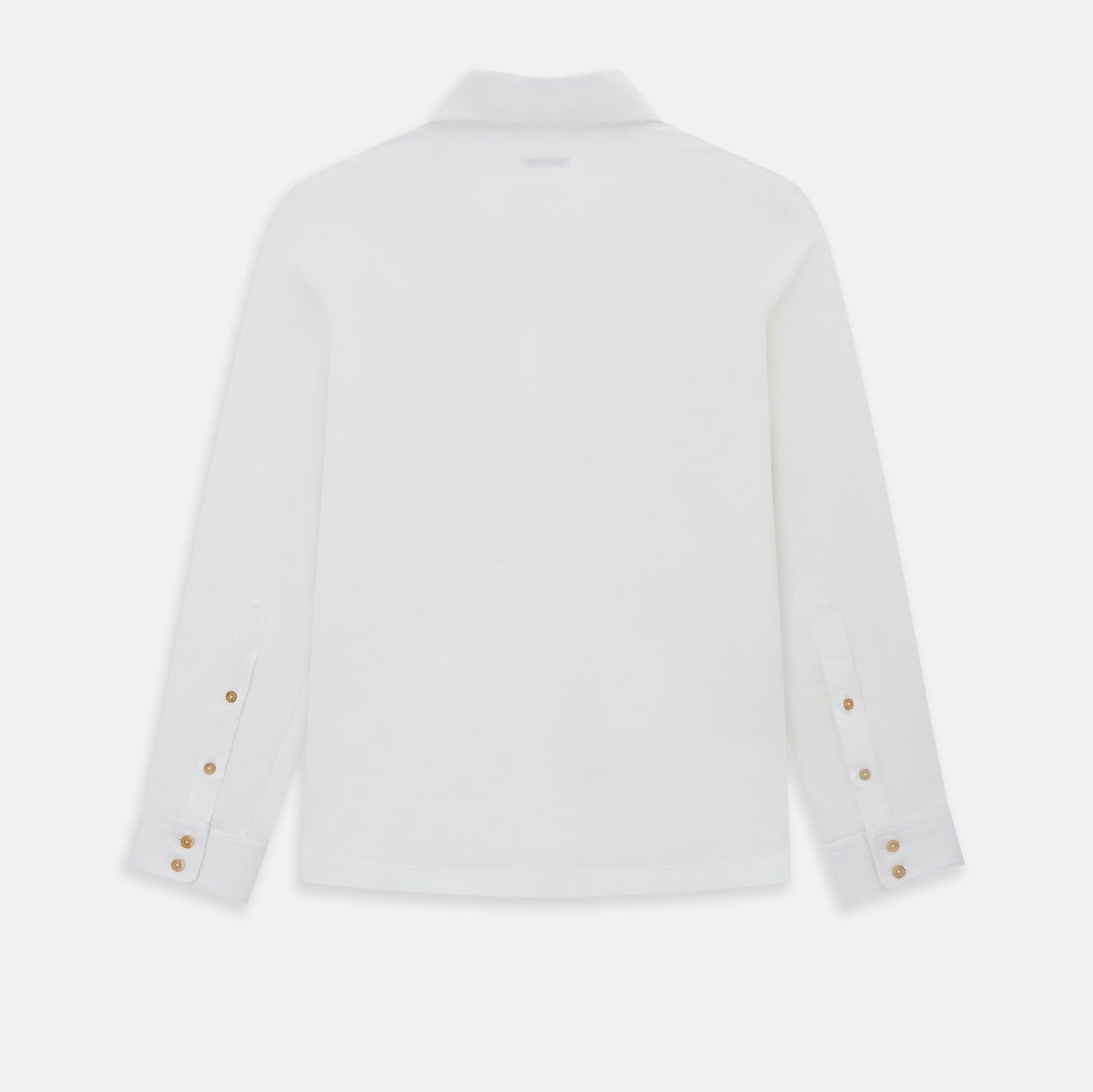 View 3 of product Cream Rugby Polo Shirt in Cotton