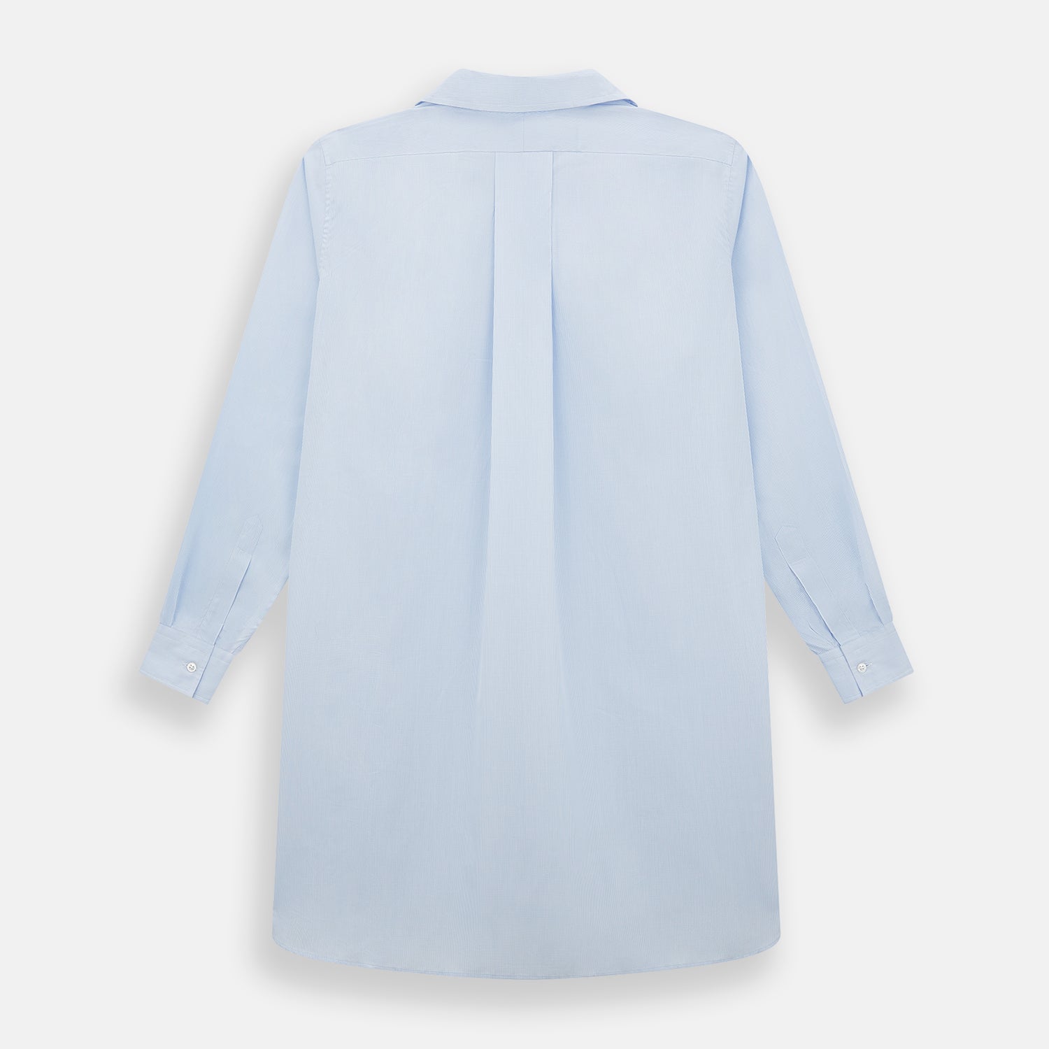 View 3 of product Pale Blue Fine Micro Check Nightshirt
