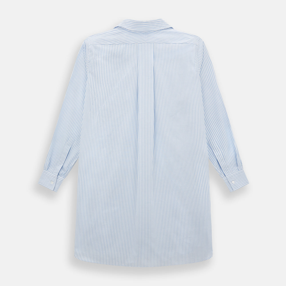Pale Blue Bengal Stripe Nightshirt