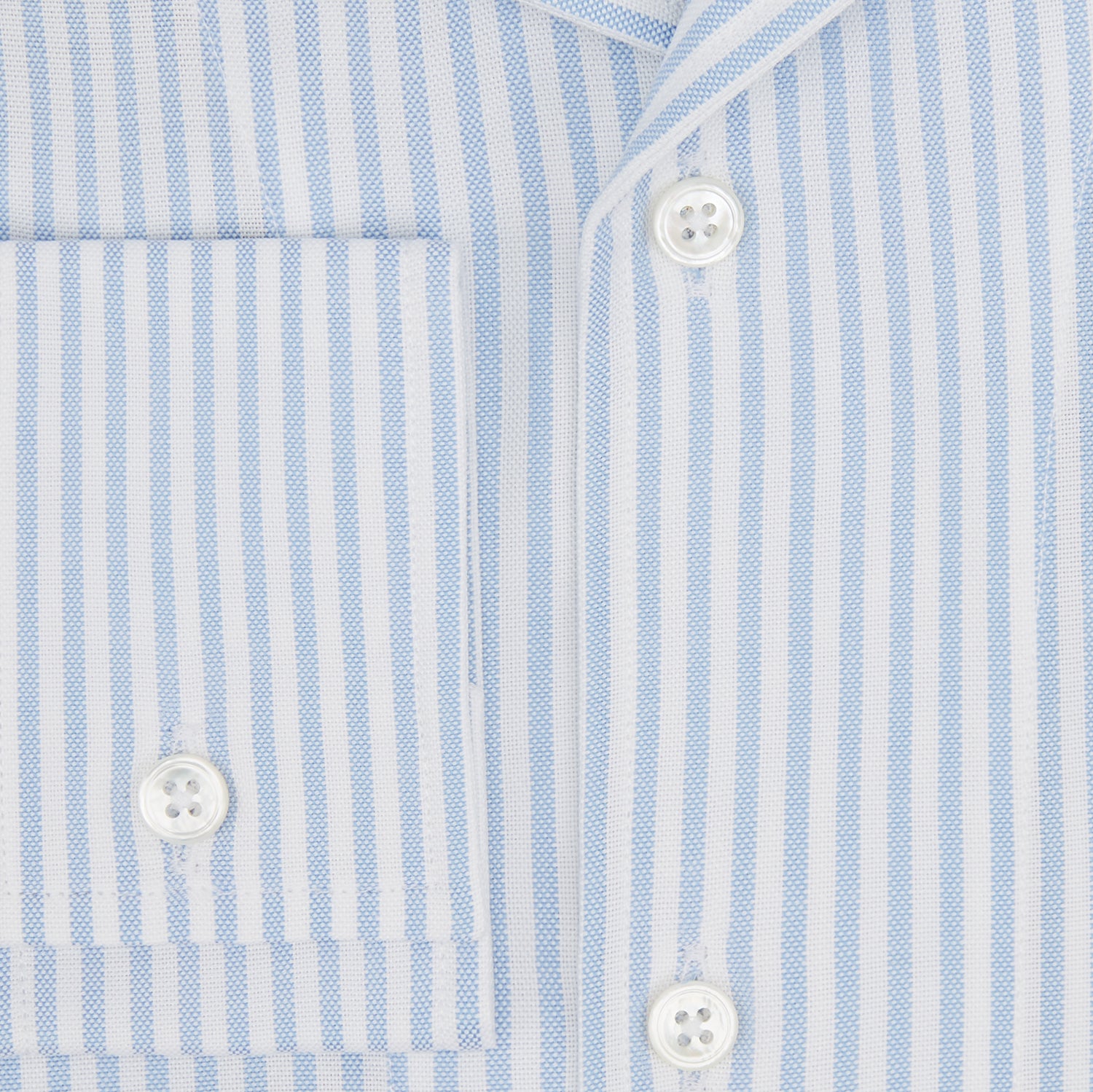 View 4 of product Pale Blue Bengal Stripe Nightshirt