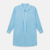 Turquoise Linen Nightshirt