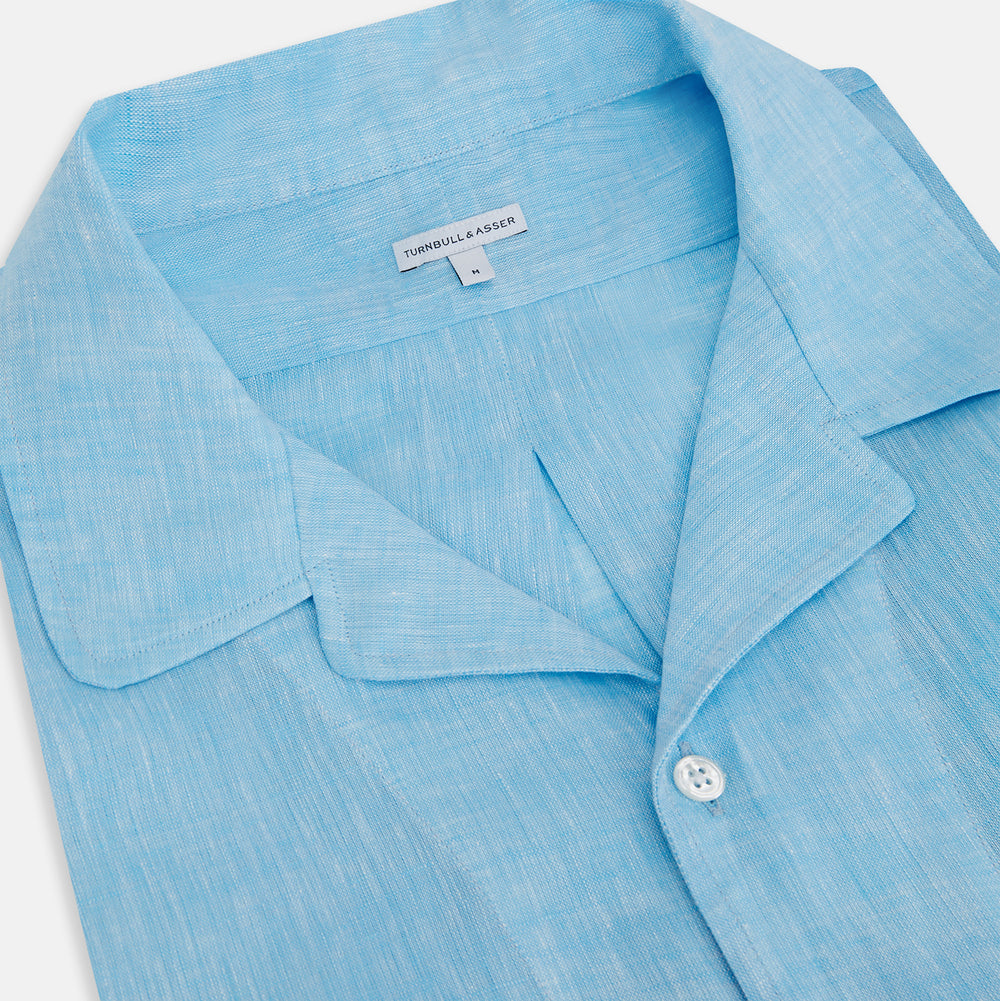 QUARZO NIGHTSHIRT TURQUOISE LINEN