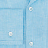 View 4 of product QUARZO NIGHTSHIRT TURQUOISE LINEN