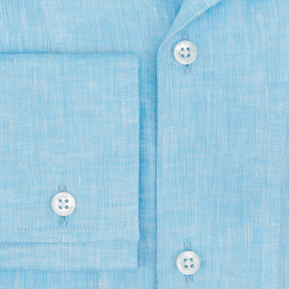 QUARZO NIGHTSHIRT TURQUOISE LINEN