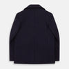View 4 of product Navy Lambswool Redford Peacoat