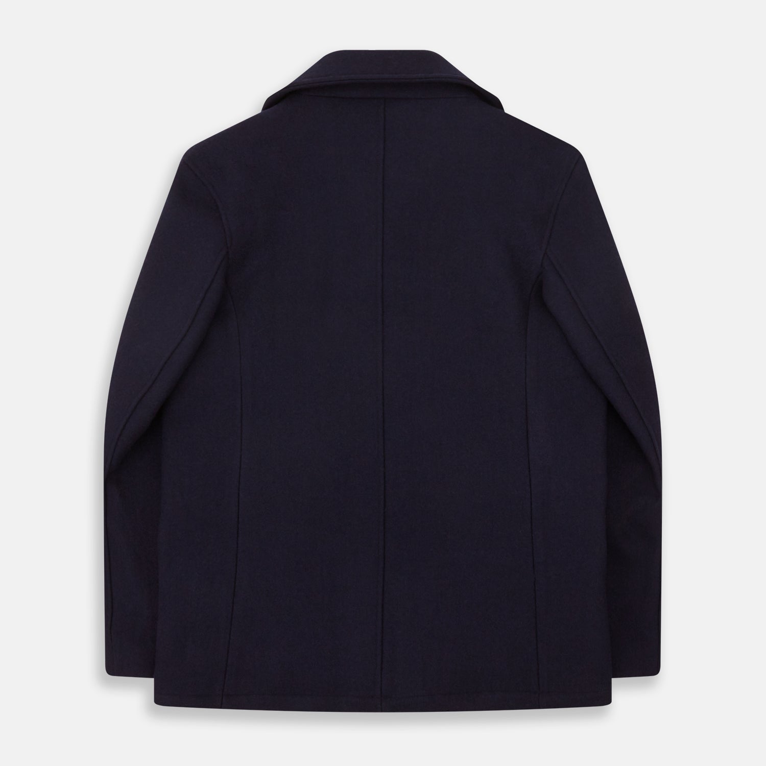 View 4 of product Navy Lambswool Redford Peacoat
