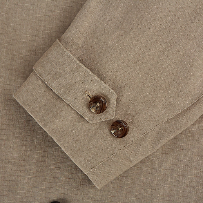 Sand Long Albert Trench Coat Image 3