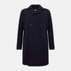 LONG DB TRENCH COAT NAVY 54