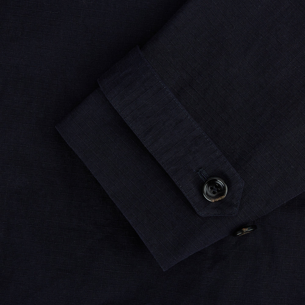 LONG DB TRENCH COAT NAVY 54