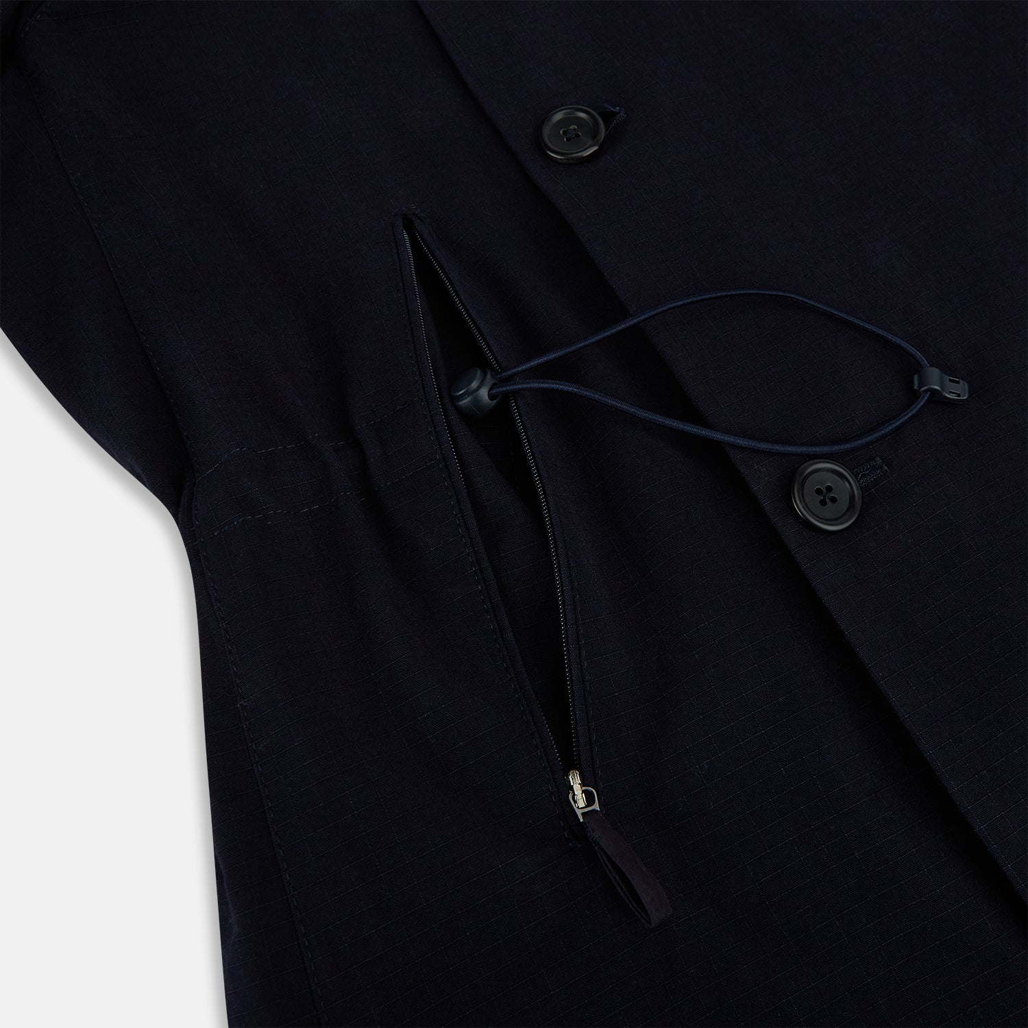 View 5 of product LONG DB TRENCH COAT NAVY 54