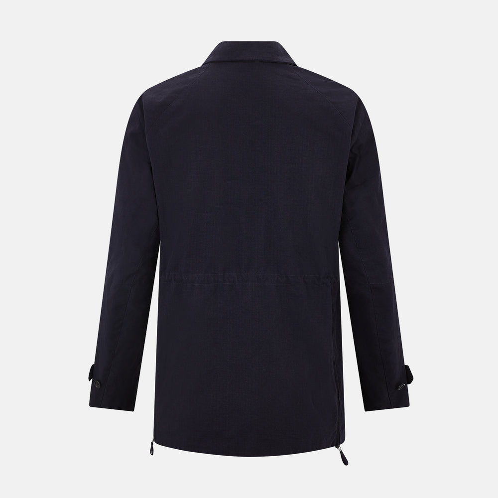 Navy Short Albert Trench Coat
