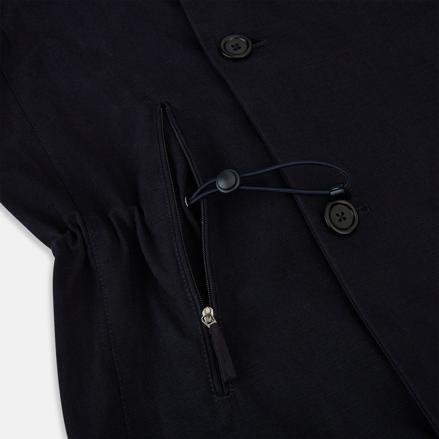 View 5 of product Navy Short Albert Trench Coat