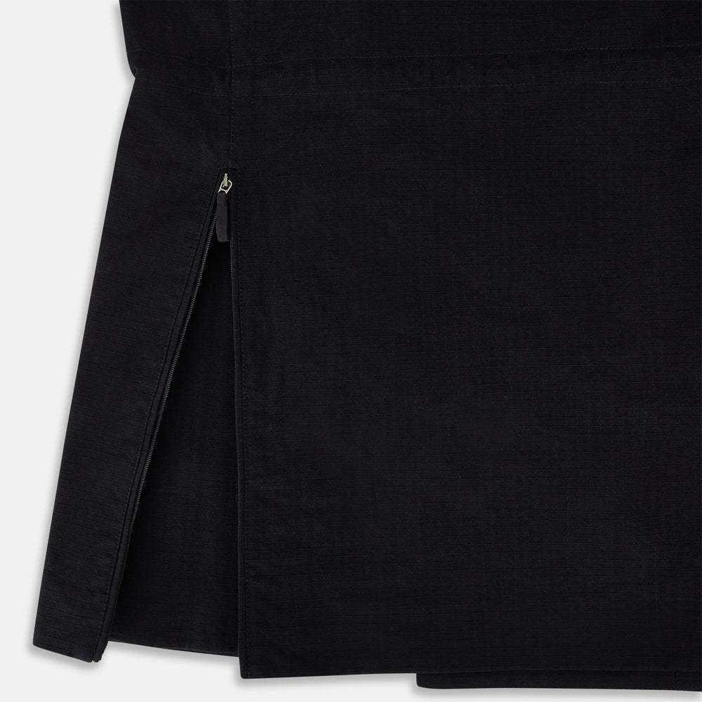 Navy Short Albert Trench Coat