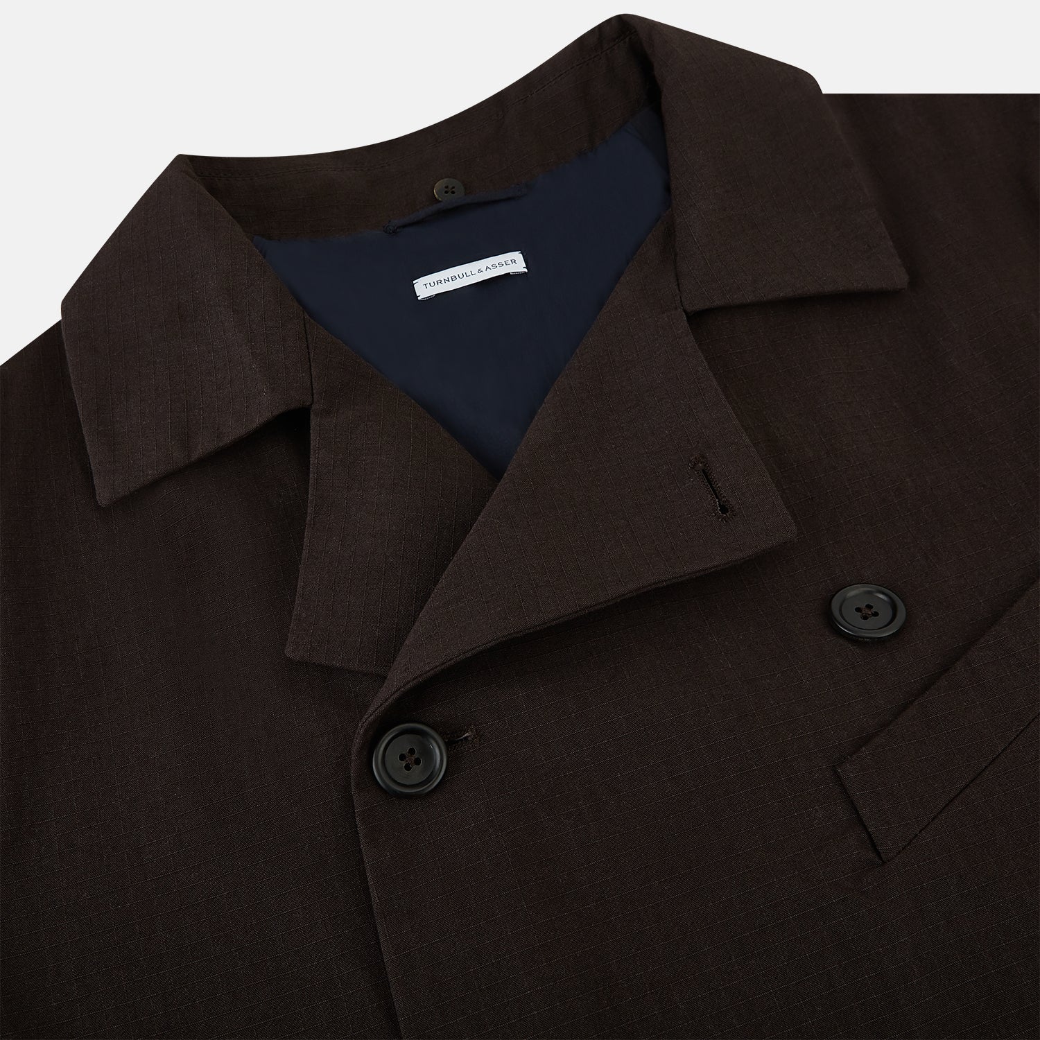 View 2 of product Dark Chocolate Short Albert Trench Coat