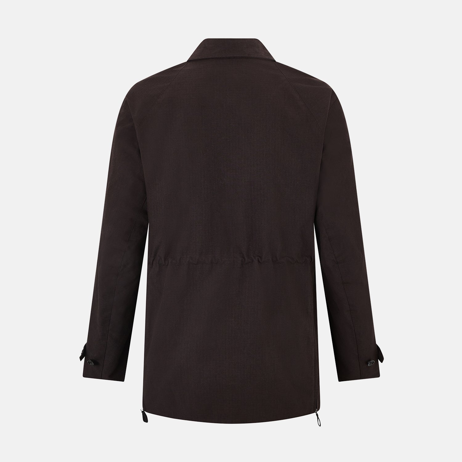 View 3 of product Dark Chocolate Short Albert Trench Coat