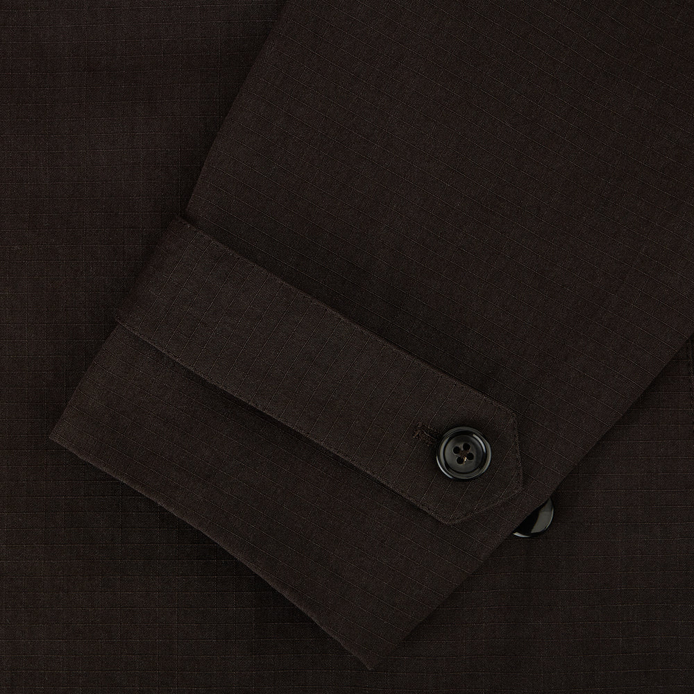 Dark Chocolate Short Albert Trench Coat