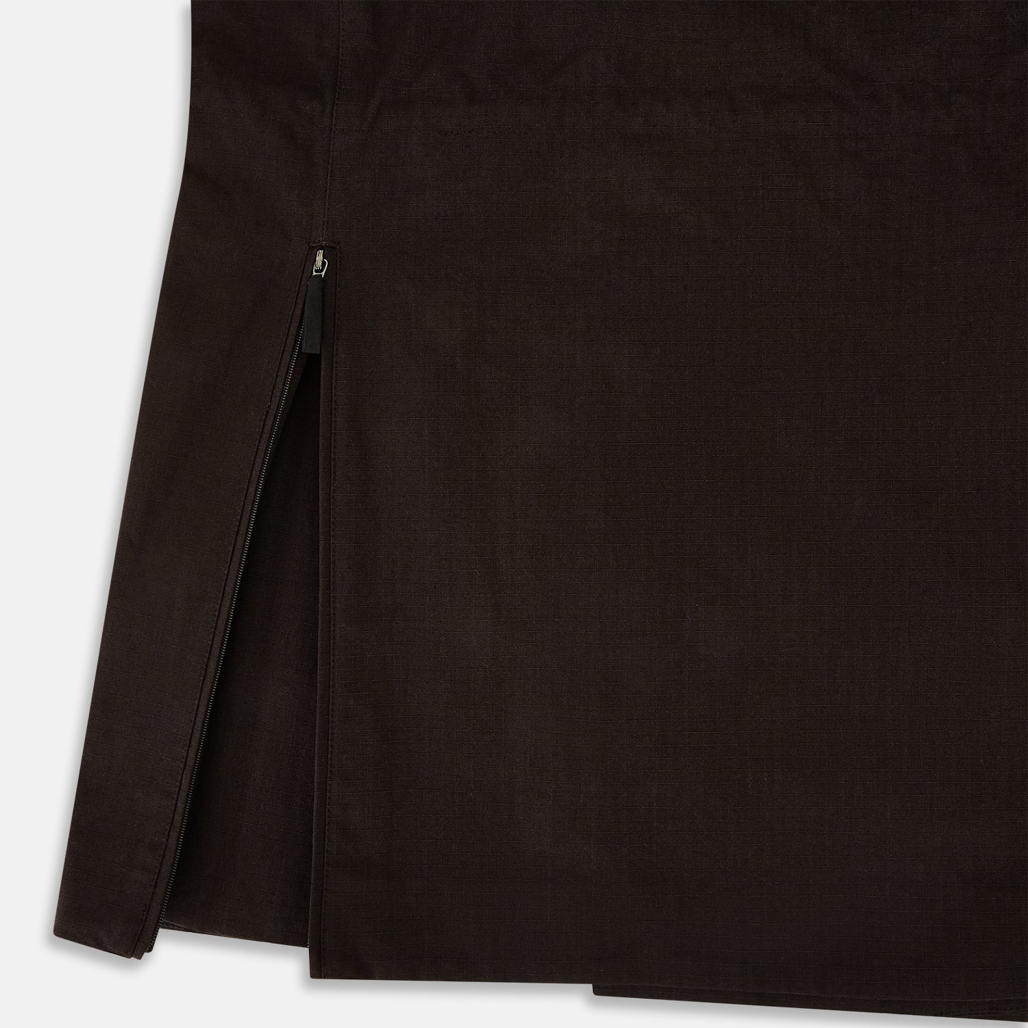 View 6 of product Dark Chocolate Short Albert Trench Coat