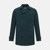 View 1 of product Forest Green Short Albert Trench Coat