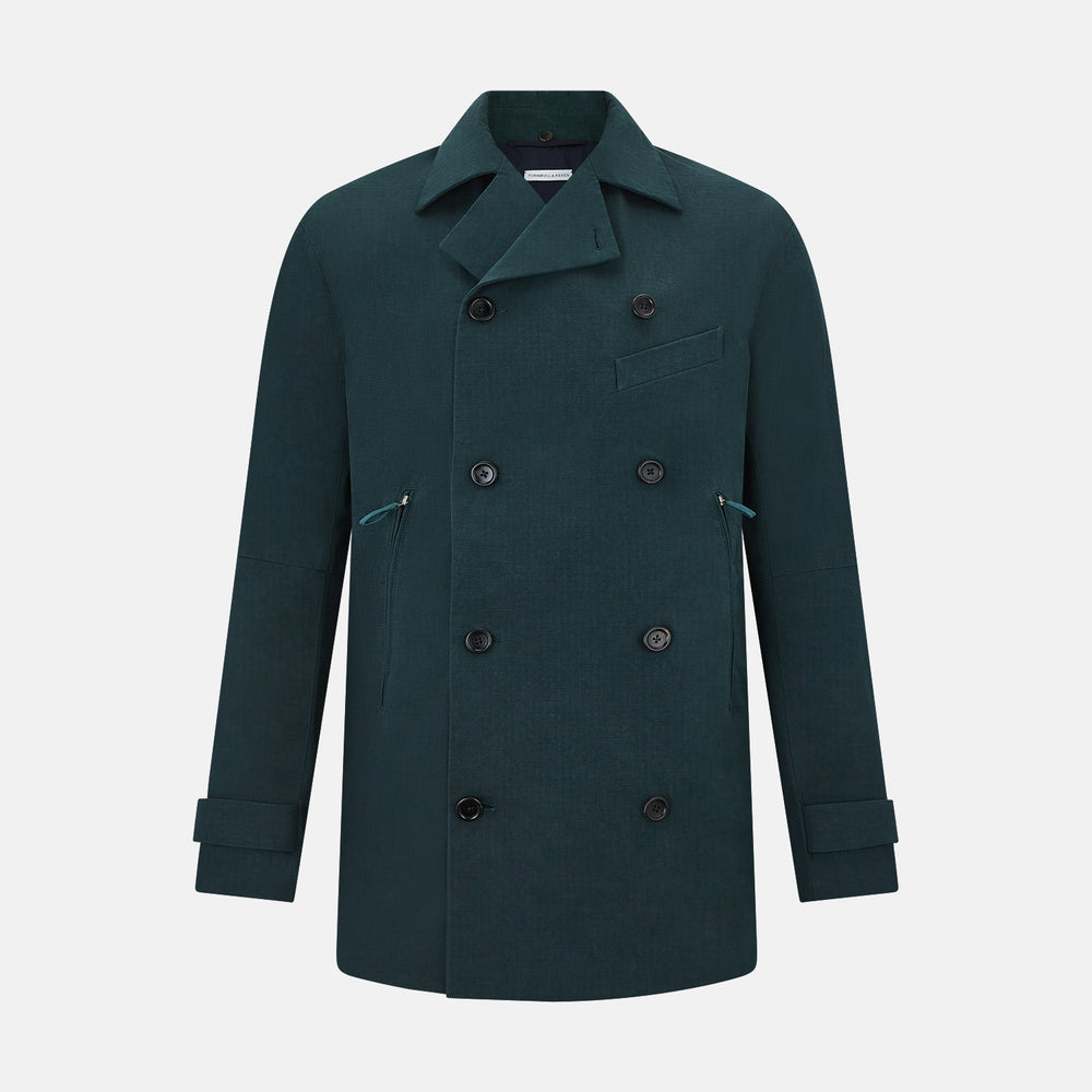 Forest Green Short Albert Trench Coat