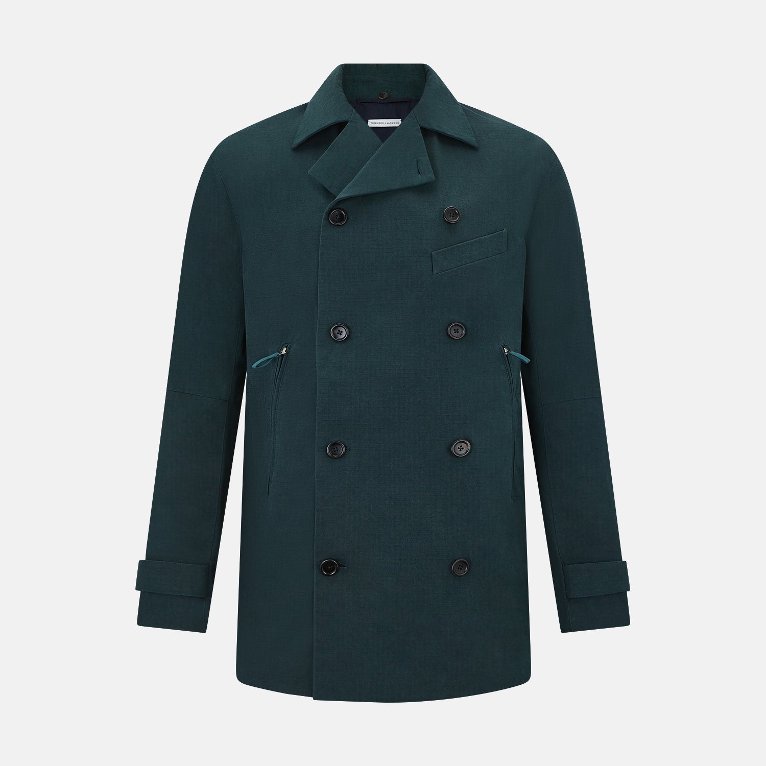 View 1 of product Forest Green Short Albert Trench Coat