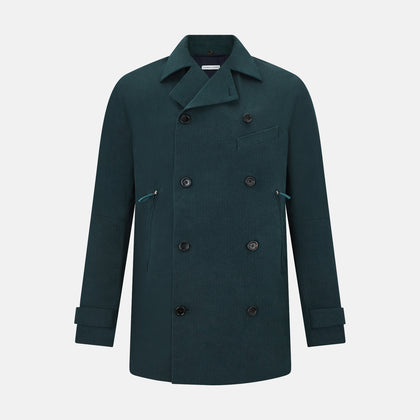 Forest Green Short Albert Trench Coat