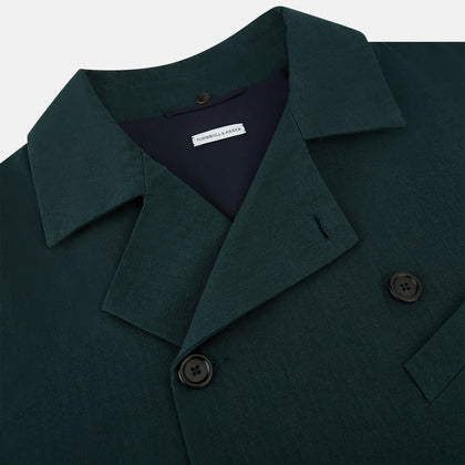 Forest Green Short Albert Trench Coat Image 1