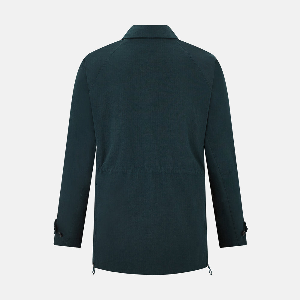 Forest Green Short Albert Trench Coat