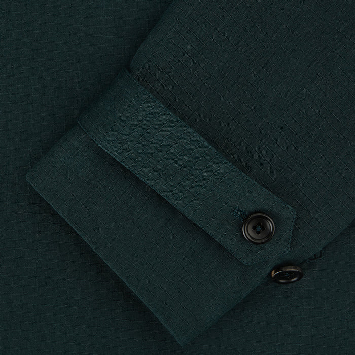 Forest Green Short Albert Trench Coat Image 3