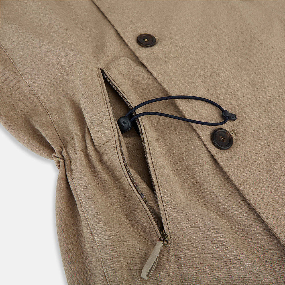 Sand Short Albert Trench Coat 52