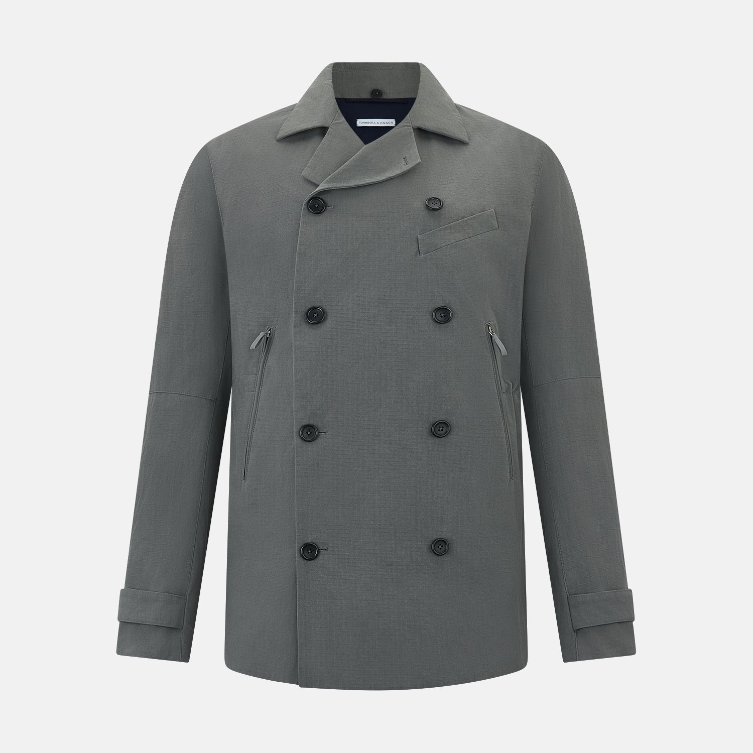 View 1 of product SHORT DB TRENCH COAT SHADOW GREY 52