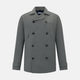 SHORT DB TRENCH COAT SHADOW GREY 52