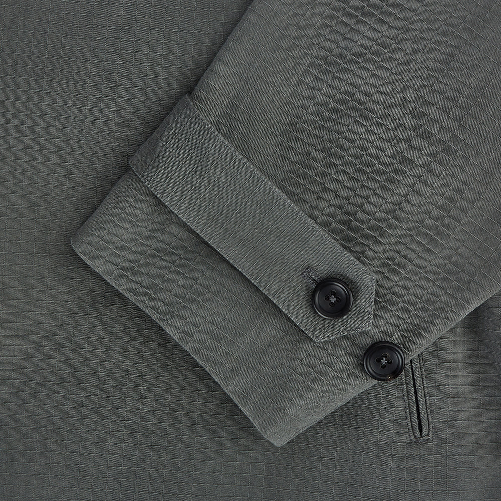SHORT DB TRENCH COAT SHADOW GREY 52