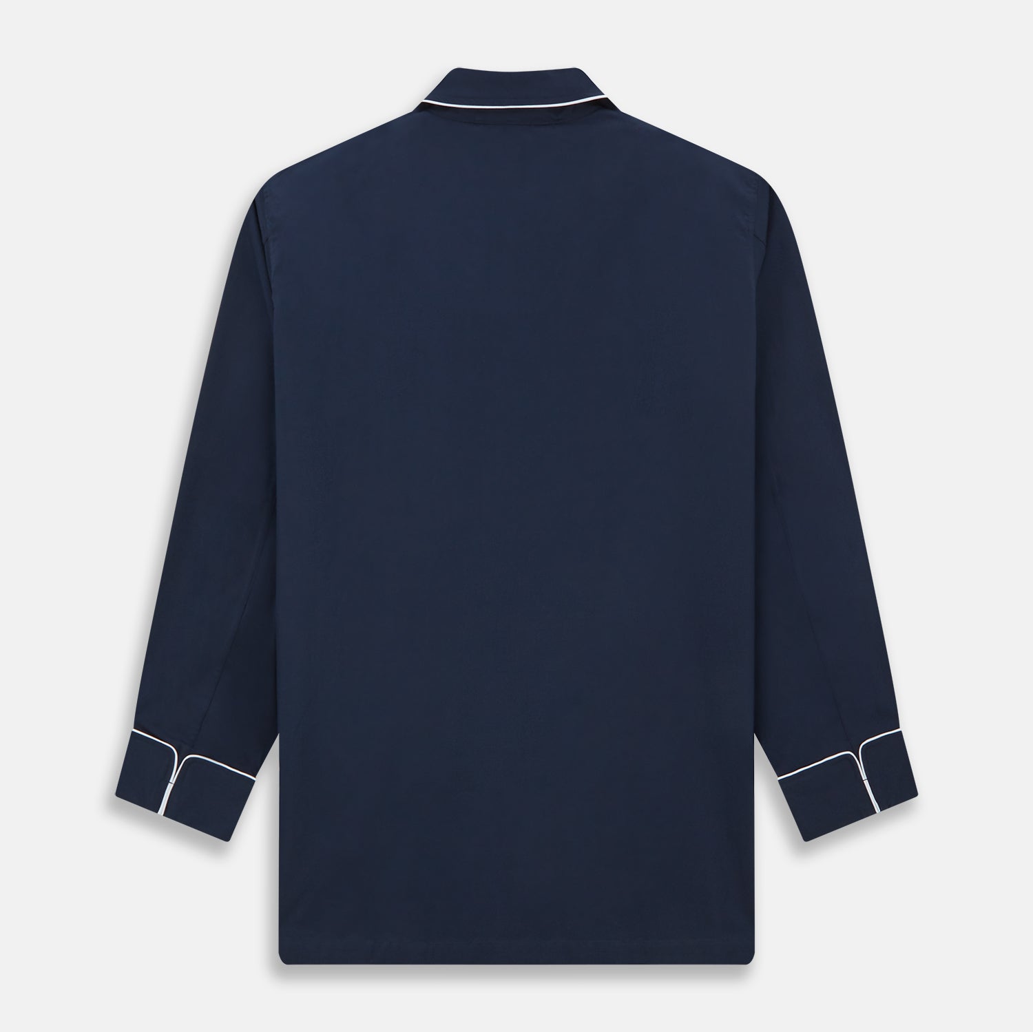 View 5 of product Navy Piped Cotton Pyjama Set