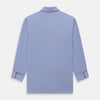 View 5 of product Blue Piped End-on-End Cotton Pyjama Set