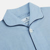 View 2 of product Blue Piped Cotton-Cashmere Pyjama Set